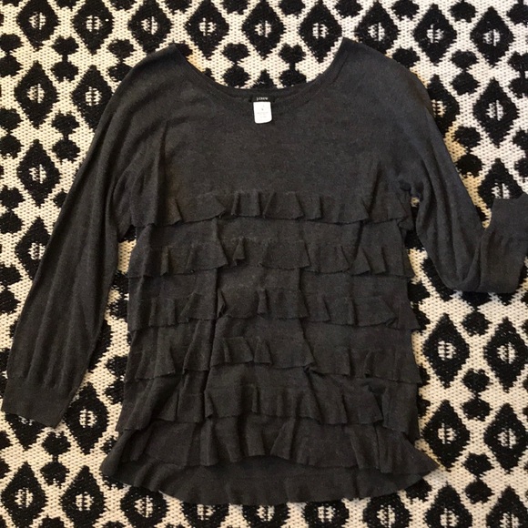 J. Crew Tops - J.Crew ruffled blouse J. Crew Tops - J.Crew ruffled blouse